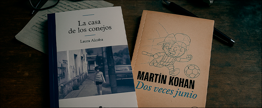 Portada de La casa de los conejos y Dos veces junio